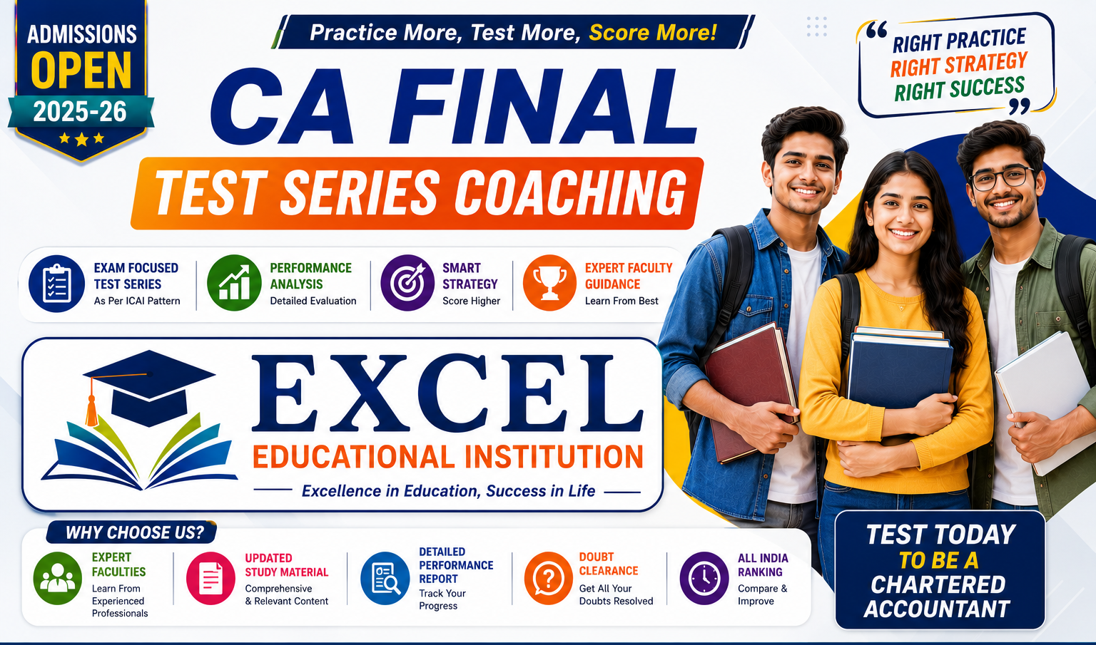 Best CA Final Test Series Coaching